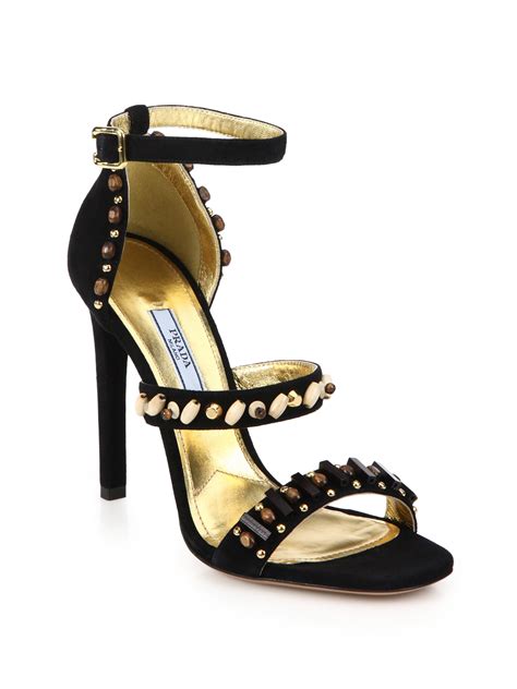 prada sandallen|Prada heels sandals.